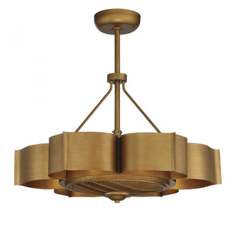 Stockholm 6-Light Fan D'Lier in 
Gold Patina (128|39-FD-125-54)