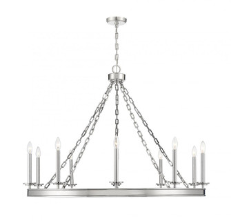 Seville 10-Light Chandelier in Polished Nickel (128|1-4405-10-109)