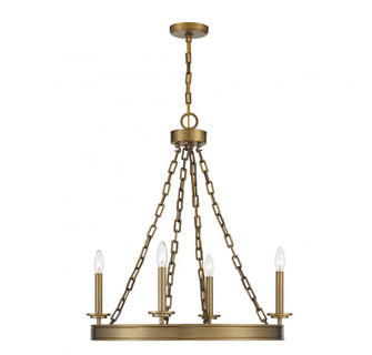 Seville 4-Light Chandelier in Warm Brass (128|1-4403-4-322)