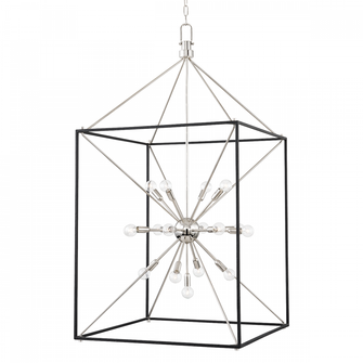 Glendale Lantern (57|8927-PN/BK)