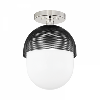 Nyack Semi Flush (57|6110-PN/BK)