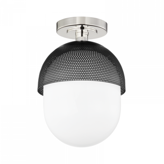 Nyack Semi Flush (57|6110-PN/BK)