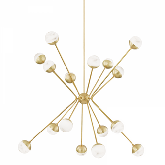 16 LIGHT CHANDELIER (57|2851-AGB)