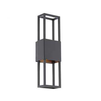NIGHTVISION 16IN OUTDOOR SCONCE 3000K (1357|WS-W42016-BK/GO)