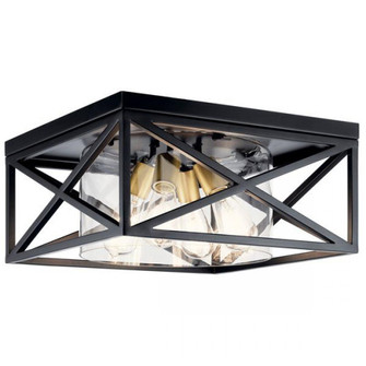 Flush Mount 4Lt (2|44084BK)