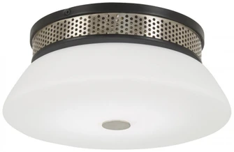 Tauten 1 LED Flush Mount in Coal and Brushed Nickel (77|P954-691-L)