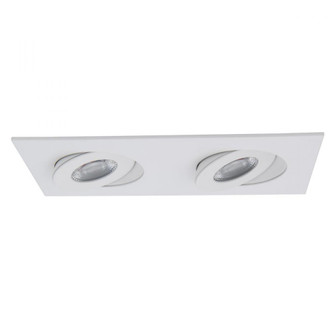 LOTOS 2IN SQUARE ADJUSTABLE 2 LIGHT (1357|R2ESAR-2-W930-WT)