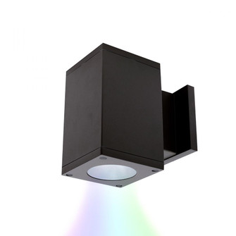 Cube Architectural 5'' LED Color Changing Wall Light (1357|DC-WS05-FB-CC-BK)