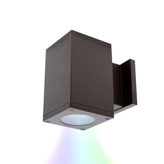 Cube Architectural 5'' LED Color Changing Wall Light (1357|DC-WS05-FA-CC-BZ)
