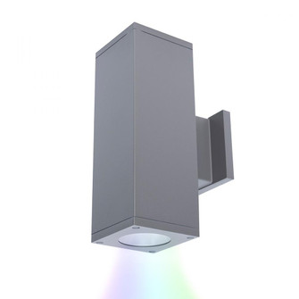 Cube Architectural 5'' LED Color Changing Up and Down Wall Light (1357|DC-WD05-FS-CC-GH)