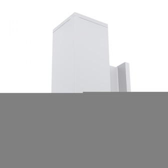 Cube Architectural 5'' LED Color Changing Up and Down Wall Light (1357|DC-WD05-FC-CC-WT)