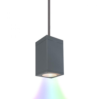Cube Architectural 5'' LED Color Changing Pendant (1357|DC-PD05-S-CC-GH)
