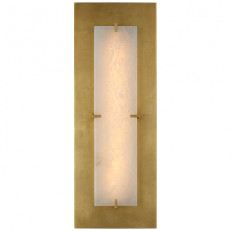 Dominica Large Rectangle Sconce (279|ARN 2923G/ALB)