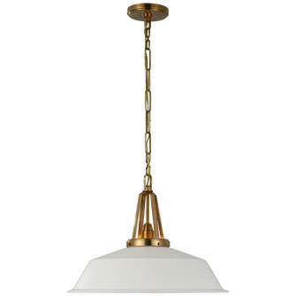 Layton 20'' Pendant (279|CHC 5462AB-WHT)