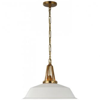 Layton 20'' Pendant (279|CHC 5462AB-WHT)