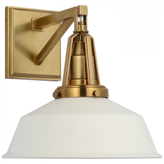 Layton 10'' Sconce (279|CHD 2455AB-WHT)