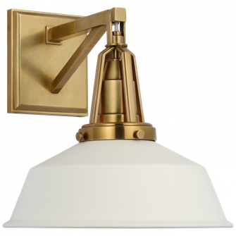 Layton 10'' Sconce (279|CHD 2455AB-WHT)