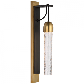 Reve Medium Tube Sconce (279|S 2345BZ/SB-CWG)