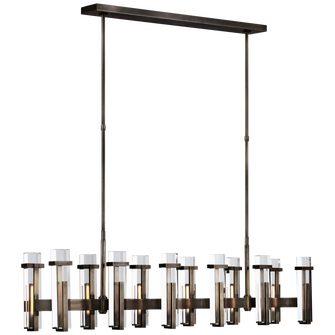 Malik Large Linear Chandelier (279|S 5915BZ-CG)