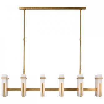 Malik Large Linear Chandelier (279|S 5915HAB-ALB)