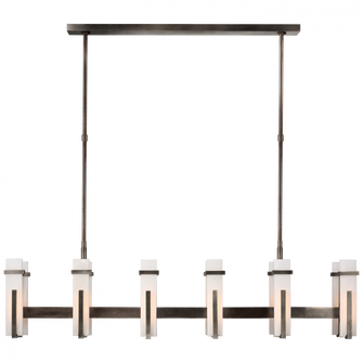 Malik Large Linear Chandelier (279|S 5915BZ-ALB)