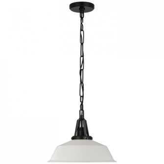 Layton 14'' Pendant (279|CHC 5461BZ-WHT)