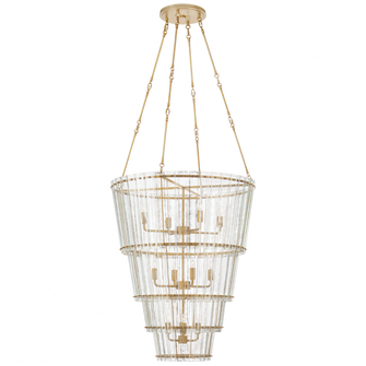 Cadence Large Waterfall Chandelier (279|S 5657HAB-AM)