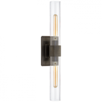 Presidio Petite Double Sconce (279|S 2164BZ-CG)