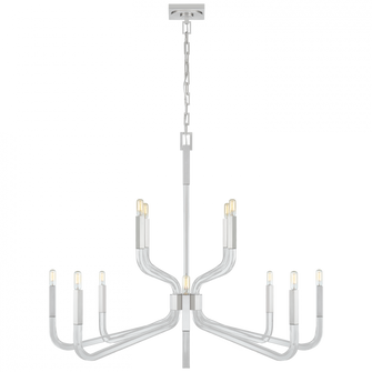 Reagan Grande Two Tier Chandelier (279|CHC 5904PN/CG)