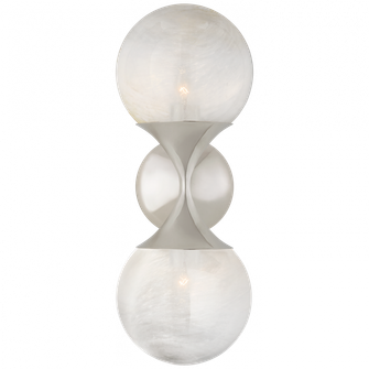 Cristol Small Double Sconce (279|ARN 2405PN-WG)