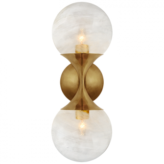 Cristol Small Double Sconce (279|ARN 2405HAB-WG)