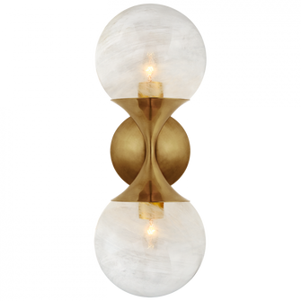 Cristol Small Double Sconce (279|ARN 2405HAB-WG)