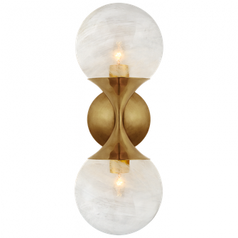 Cristol Small Double Sconce (279|ARN 2405HAB-WG)