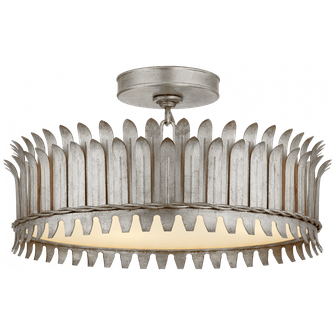 Leslie 16'' Semi-Flush (279|SK 4206BSL)