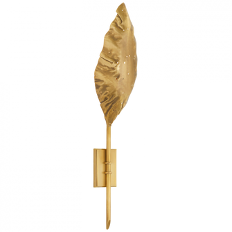 Dumaine Single Pierced Leaf Sconce (279|JN 2517AB)