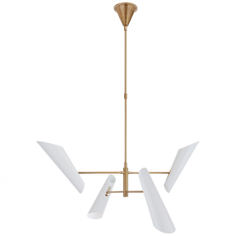 Franca Small Pivoting Chandelier (279|ARN 5410HAB-WHT)
