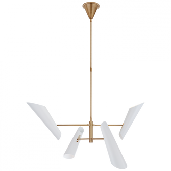 Franca Small Pivoting Chandelier (279|ARN 5410HAB-WHT)