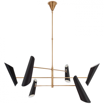 Franca Large Pivoting Chandelier (279|ARN 5411HAB-BLK)
