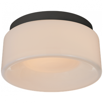 Halo 5.5'' Solitaire Flush Mount (279|BBL 4092BLK-WG)