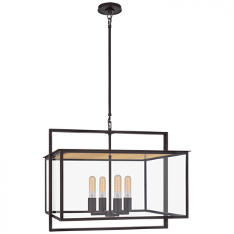 Halle Wide Hanging Lantern (279|S 5797AI-CG)