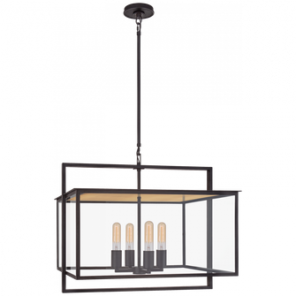 Halle Wide Hanging Lantern (279|S 5797AI-CG)