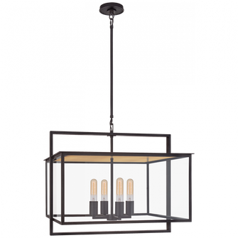 Halle Wide Hanging Lantern (279|S 5797AI-CG)