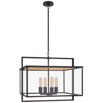 Halle Wide Hanging Lantern (279|S 5797AI-CG)