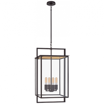 Halle Medium Hanging Lantern (279|S 5793AI-CG)