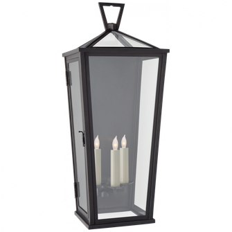 Darlana Large Tall 3/4 Wall Lantern (279|CHO 2792BZ-CG)