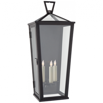 Darlana Large Tall 3/4 Wall Lantern (279|CHO 2792BZ-CG)
