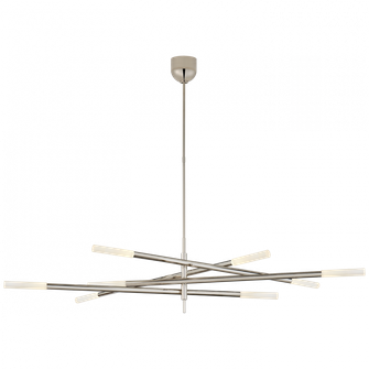 Rousseau Grande Eight Light Articulating Chandelier (279|KW 5589PN-EC)