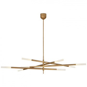 Rousseau Grande Eight Light Articulating Chandelier (279|KW 5589AB-EC)