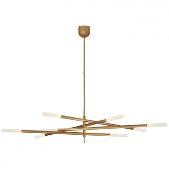 Rousseau Grande Eight Light Articulating Chandelier (279|KW 5589AB-EC)