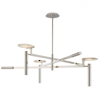 Melange Large Floating Disc Chandelier (279|KW 5602PN-ALB) Melange Large Floating Disc Chandelier (279|KW 5602PN-ALB)
